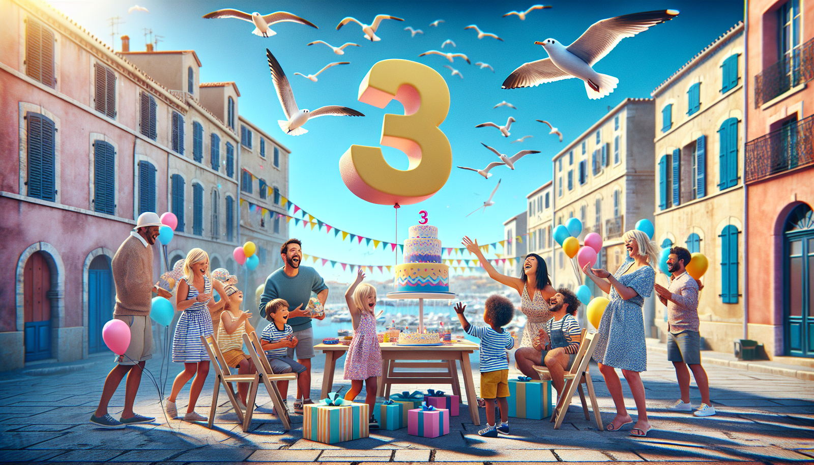 Anniversaire 3 ans à Marseille Arenc