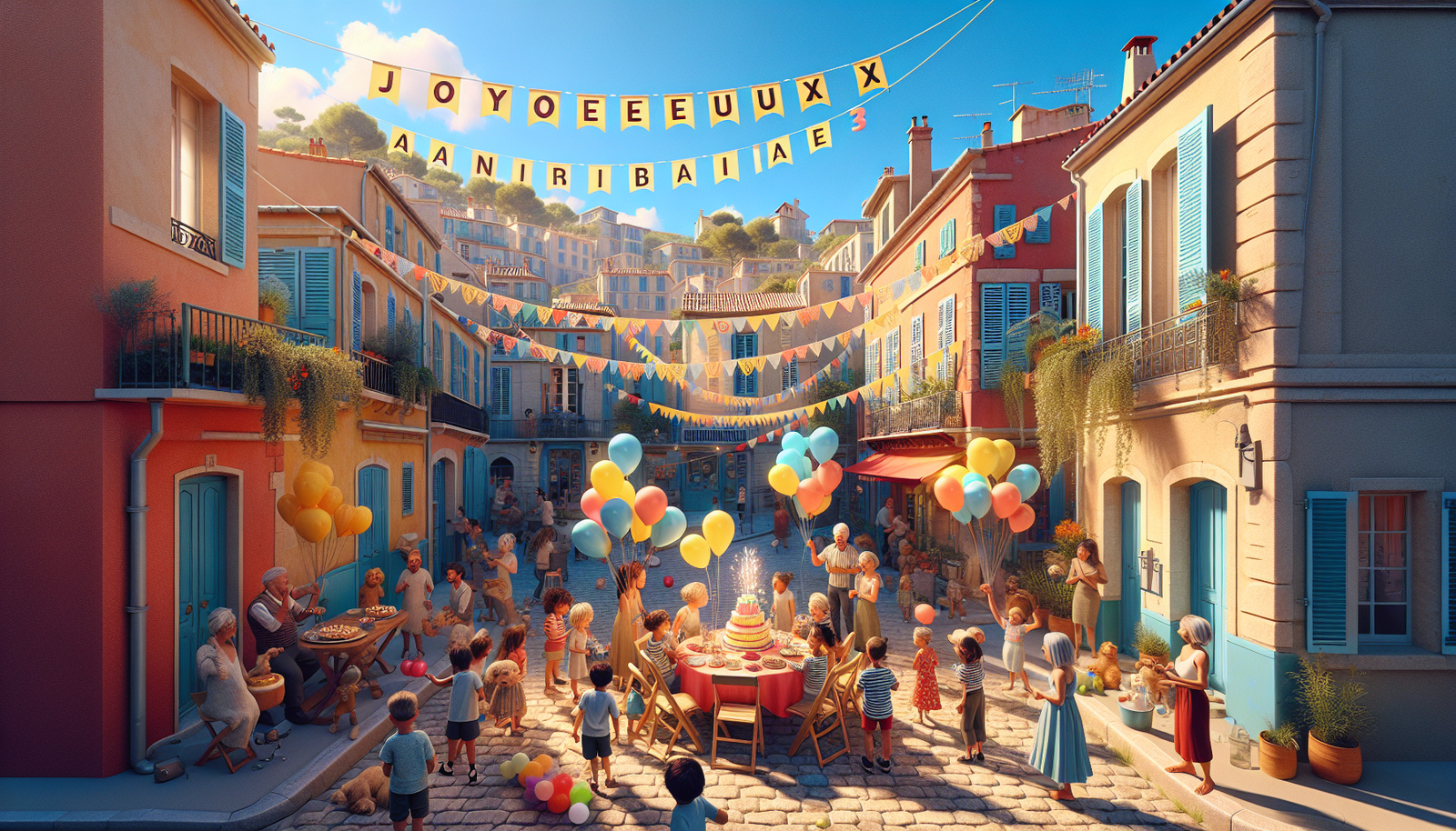 Anniversaire 3 ans à Marseille Blancarde