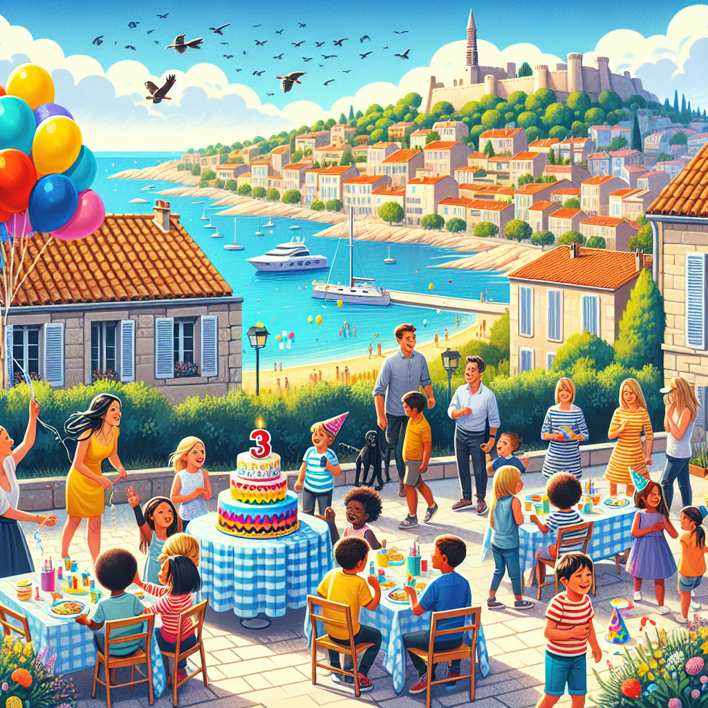 Anniversaire 3 ans à Marseille Bonneveine