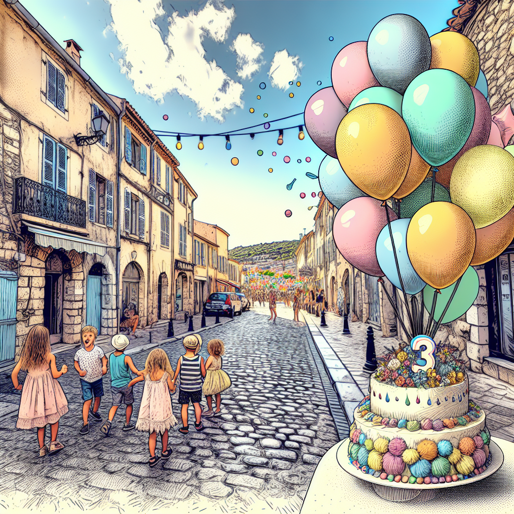 Anniversaire 3 ans à Marseille Castellane