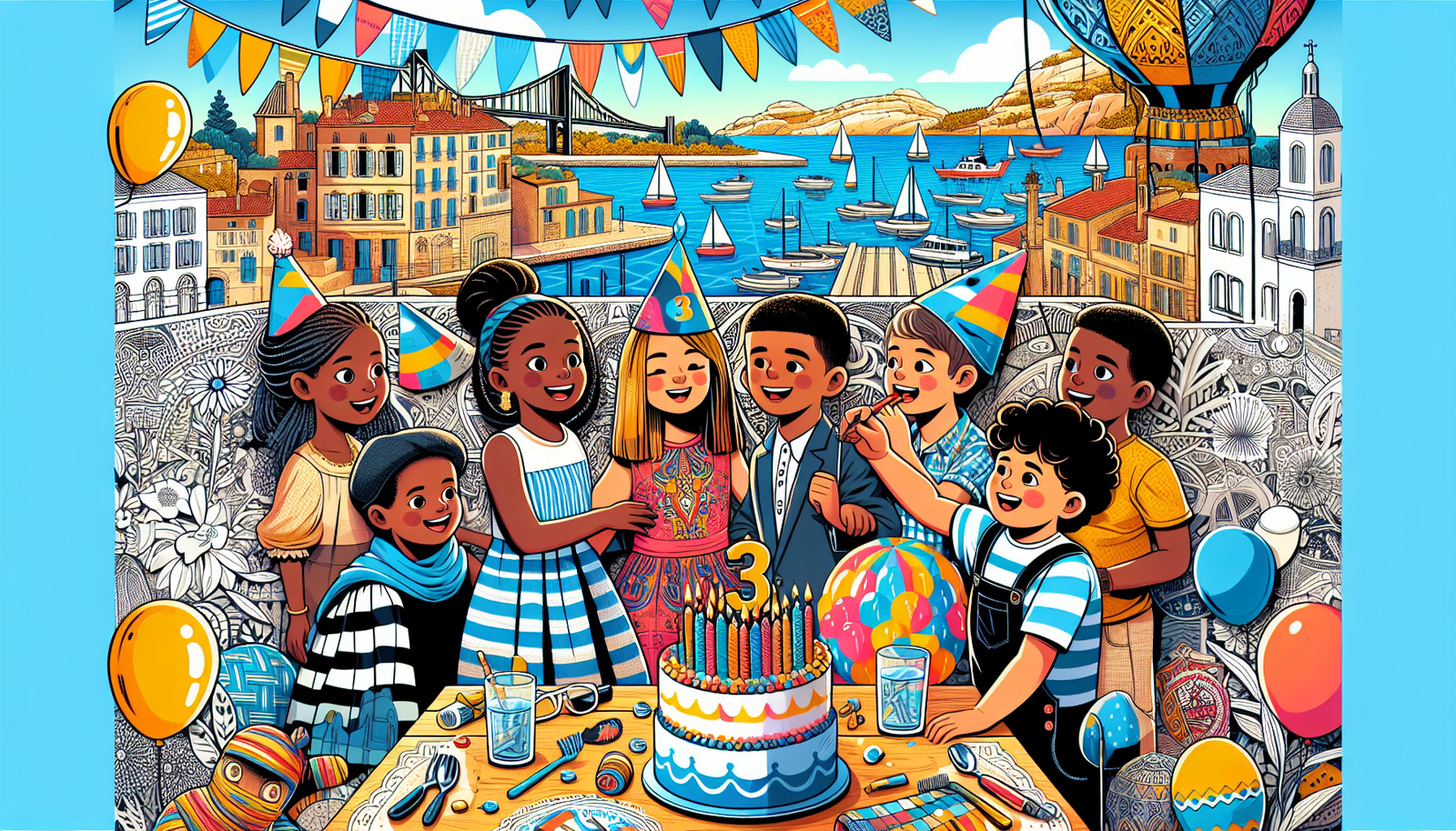 Anniversaire 3 ans à Marseille Chartreux