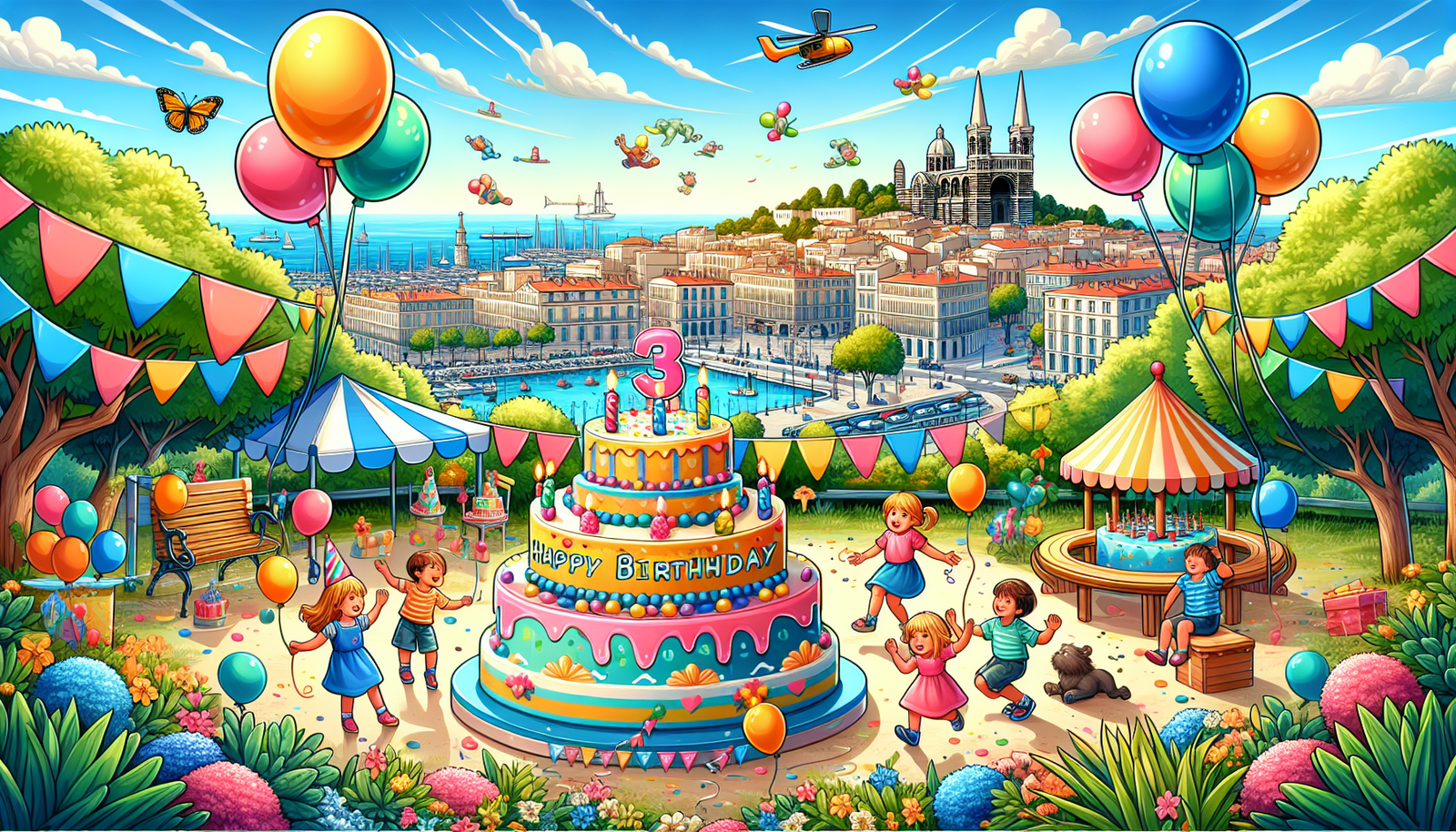 Anniversaire 3 ans à Marseille National