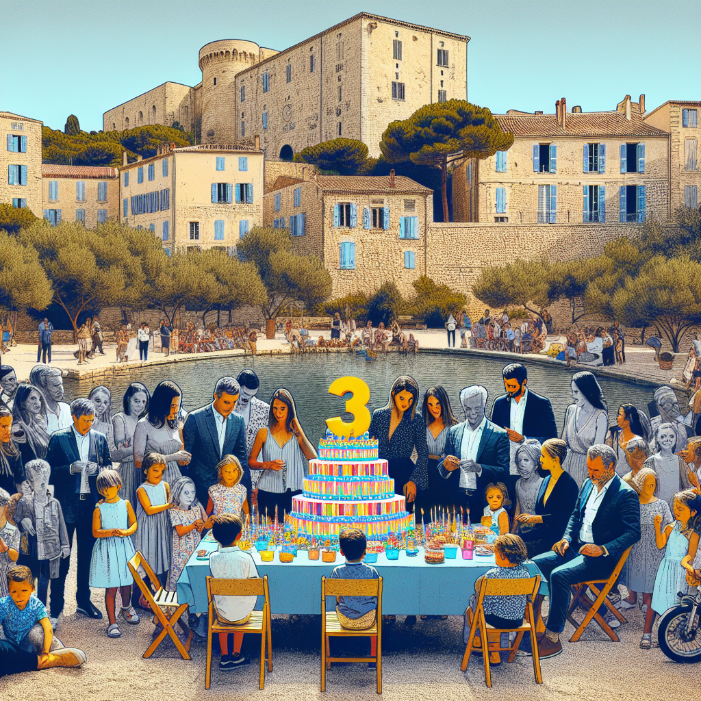 Anniversaire 3 ans à Marseille Périer