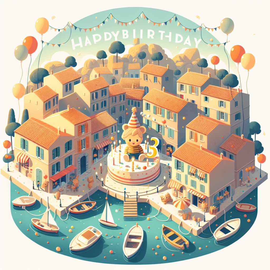 Anniversaire 3 ans à Marseille Roucas-Blanc