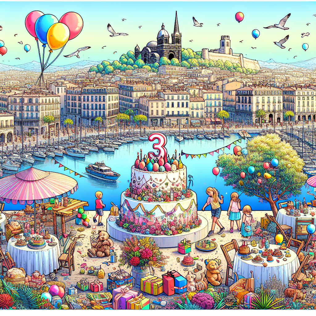 Anniversaire 3 ans à Marseille Saint-Pierre