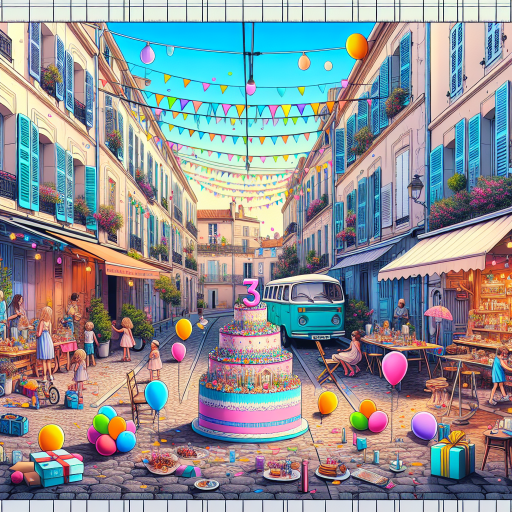 Anniversaire 3 ans à Marseille Saint-Victor