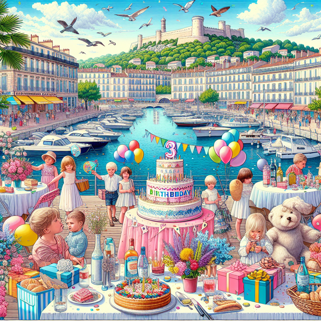 Anniversaire 3 ans à Marseille Vieille-Chapelle