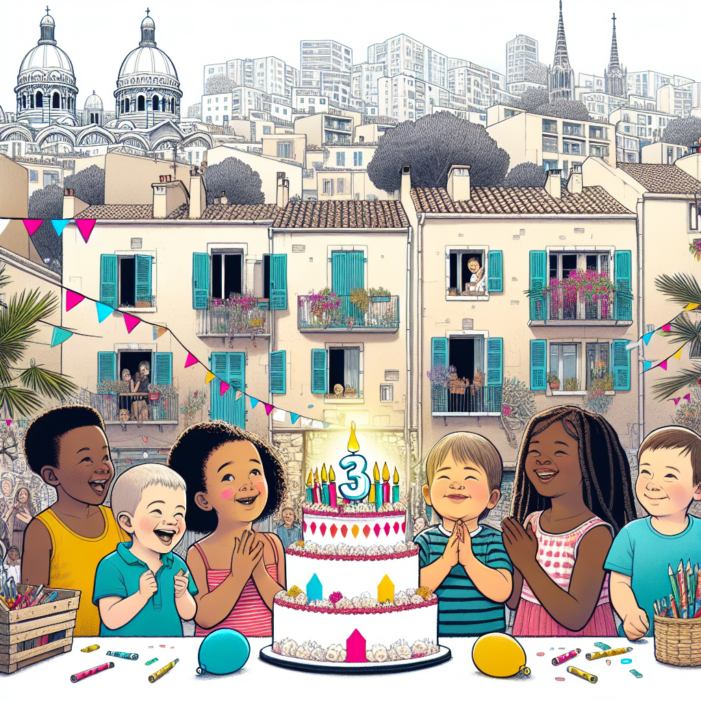Anniversaire 3 ans à Marseille 10e arrondissement