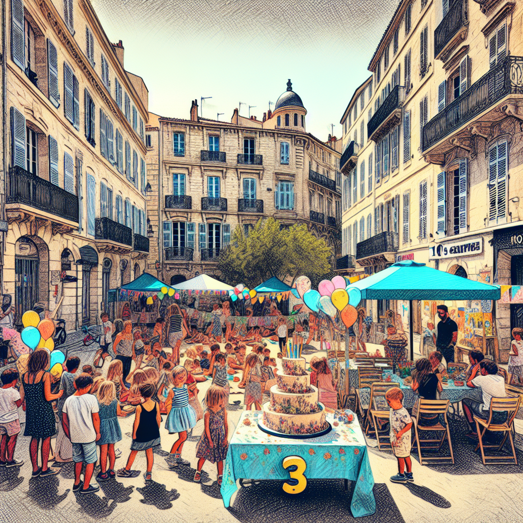 Anniversaire 3 ans à Marseille 12e arrondissement