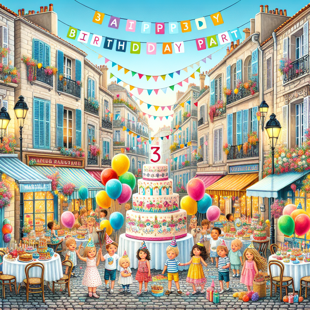 Anniversaire 3 ans à Marseille 6e arrondissement