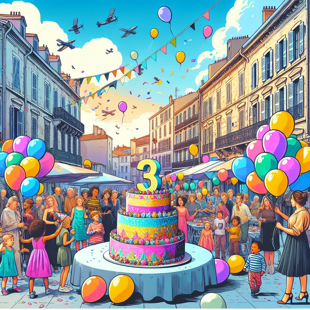 Anniversaire 3 ans à Marseille 8e arrondissement