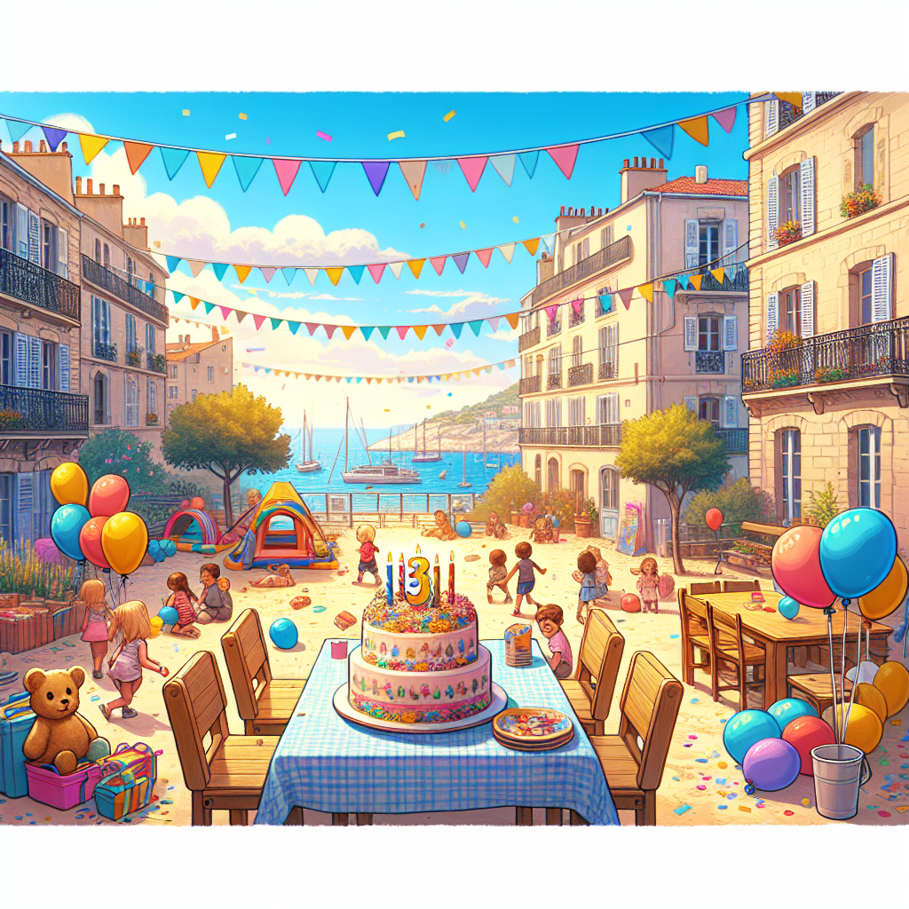 Anniversaire 3 ans à Marseille 9e arrondissement