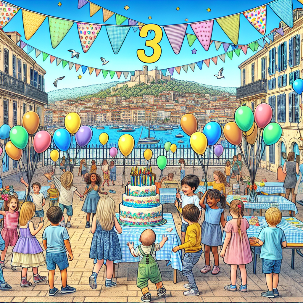 Anniversaire 3 ans à Marseille Capelette