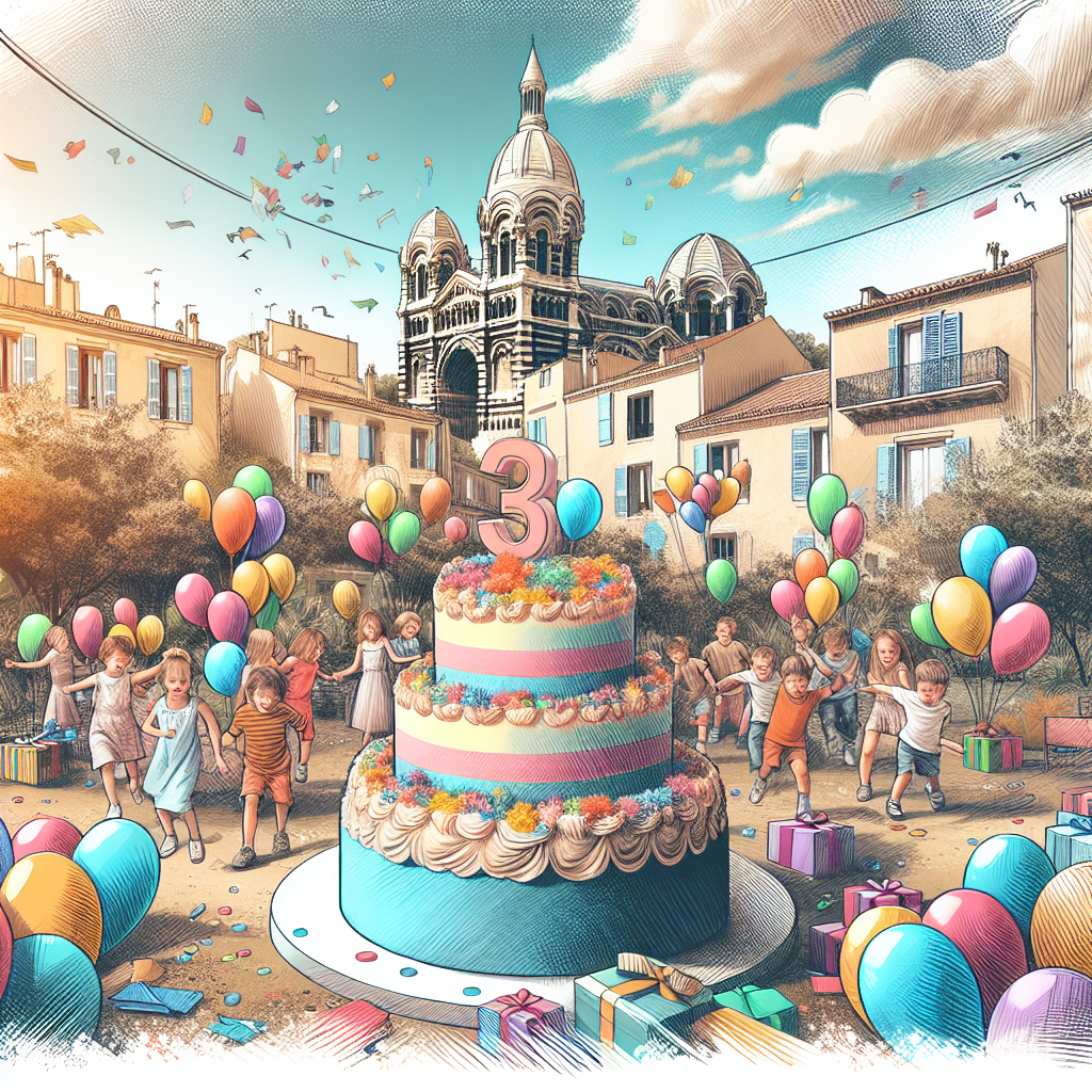 Anniversaire 3 ans à Marseille Menpenti