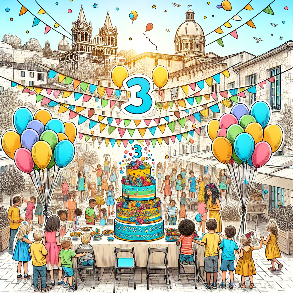 Anniversaire 3 ans à Marseille Montolivet