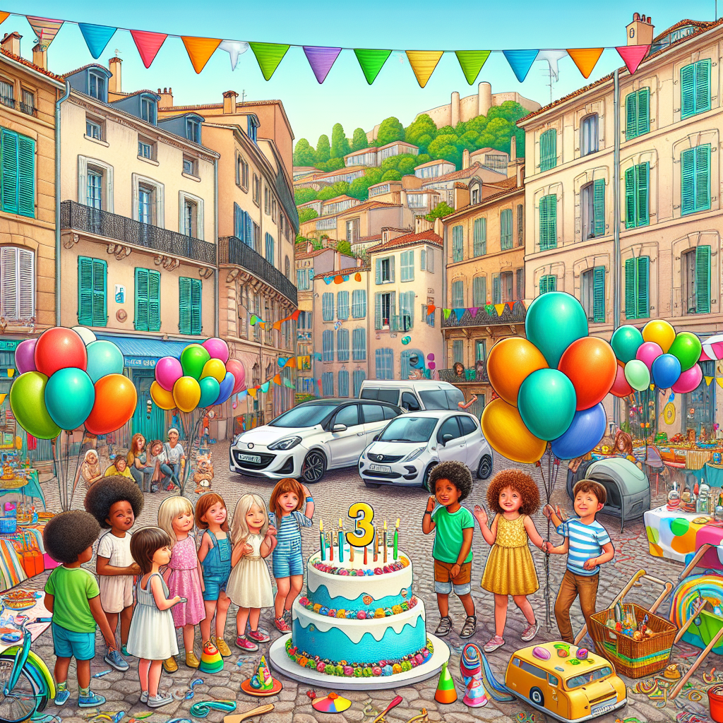 Anniversaire 3 ans à Marseille Saint-Marcel