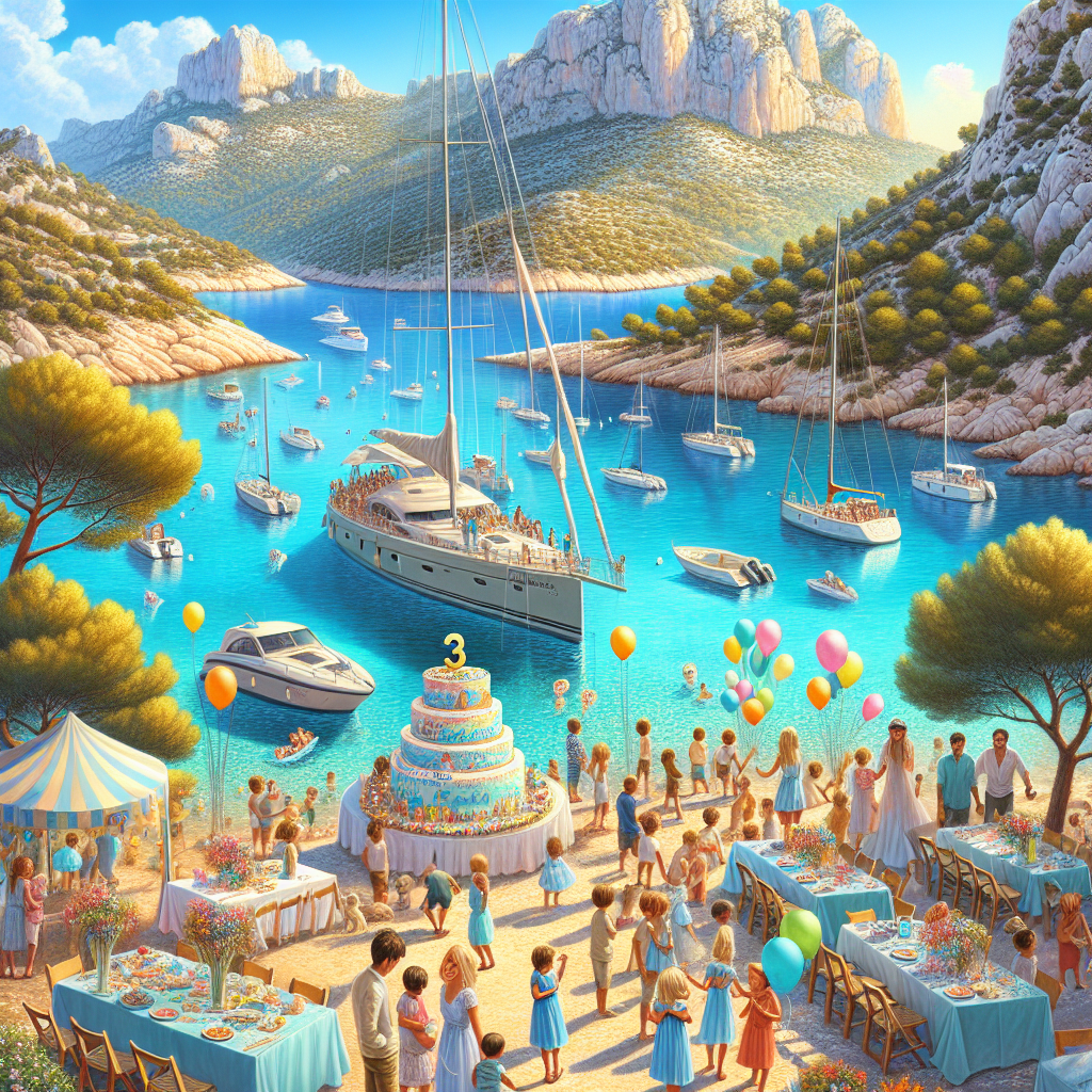 Anniversaire 3 ans à Marseille Sormiou