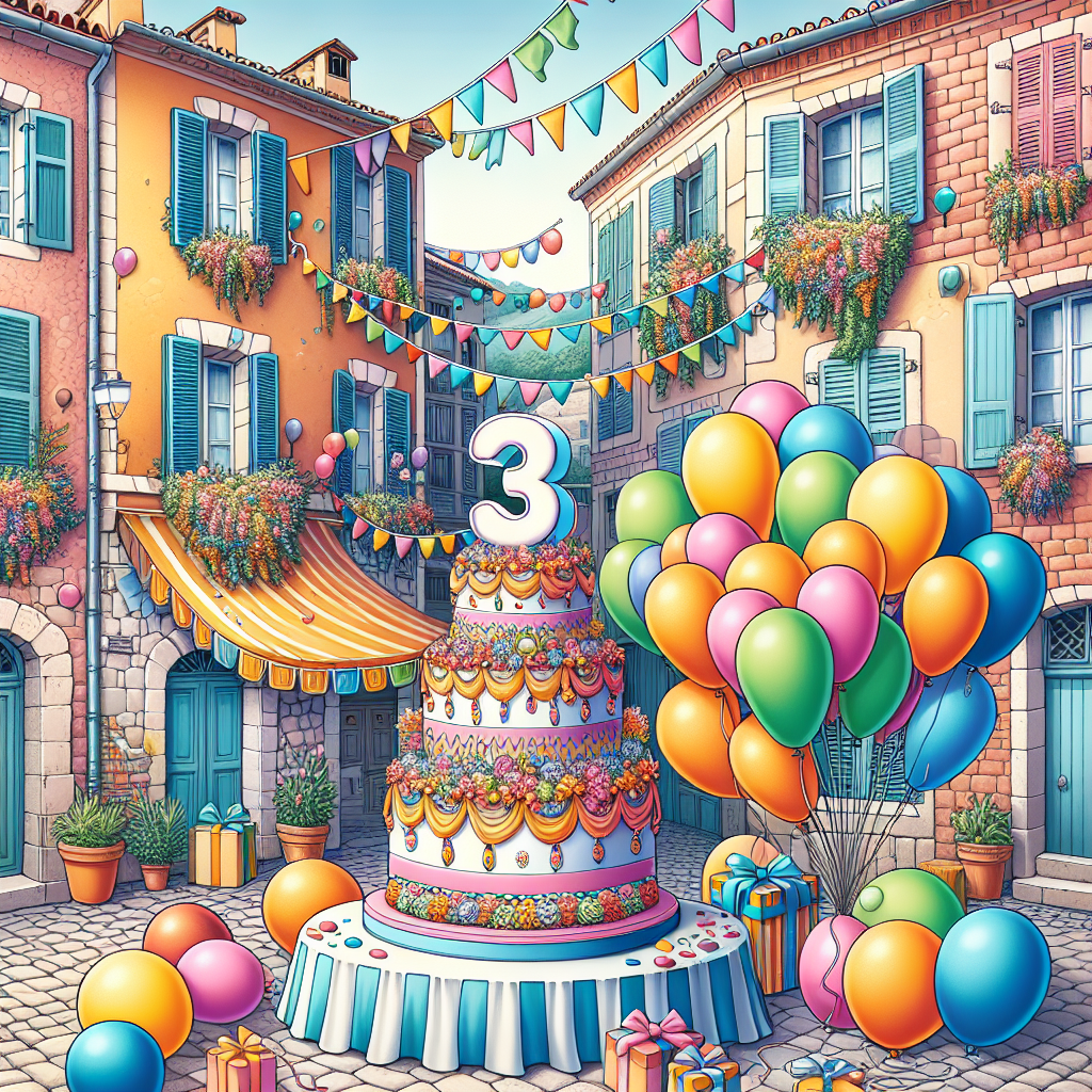 Anniversaire 3 ans aux Marseille Mazargues