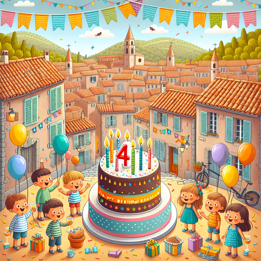 Anniversaire 4 ans à Aubagne