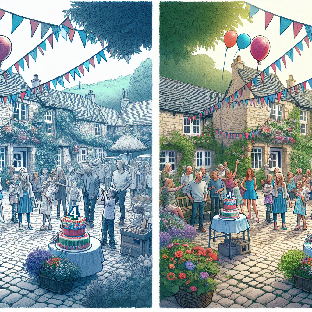 Anniversaire 4 ans à La Destrousse