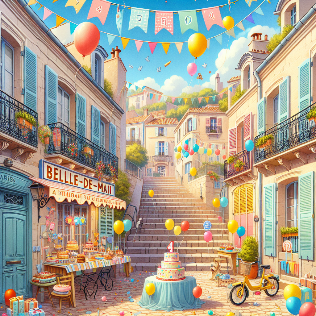 Anniversaire 4 ans à Marseille Belle-de-Mai