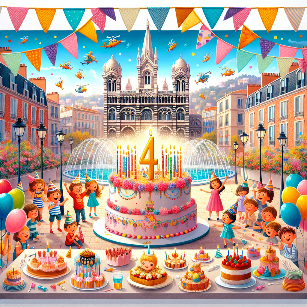 Anniversaire 4 ans à Marseille Belsunce