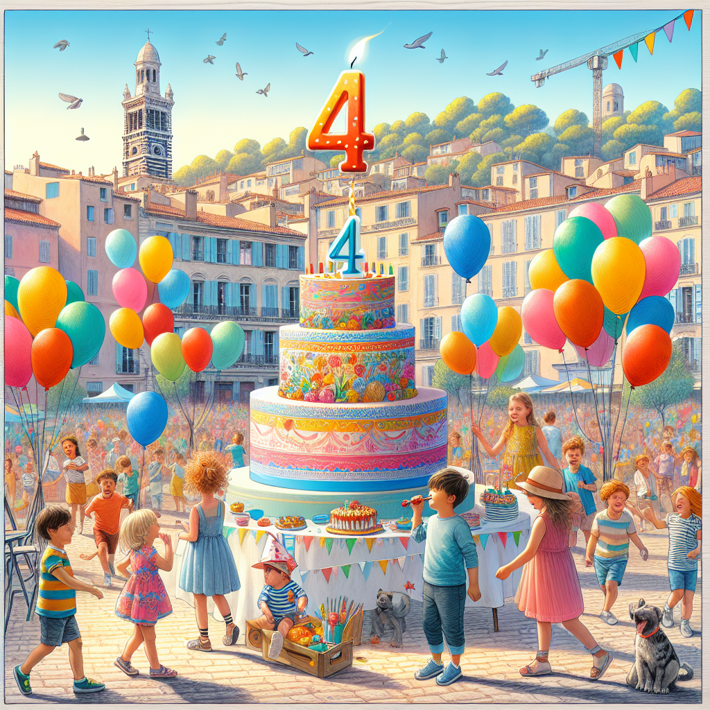 Anniversaire 4 ans à Marseille Panier