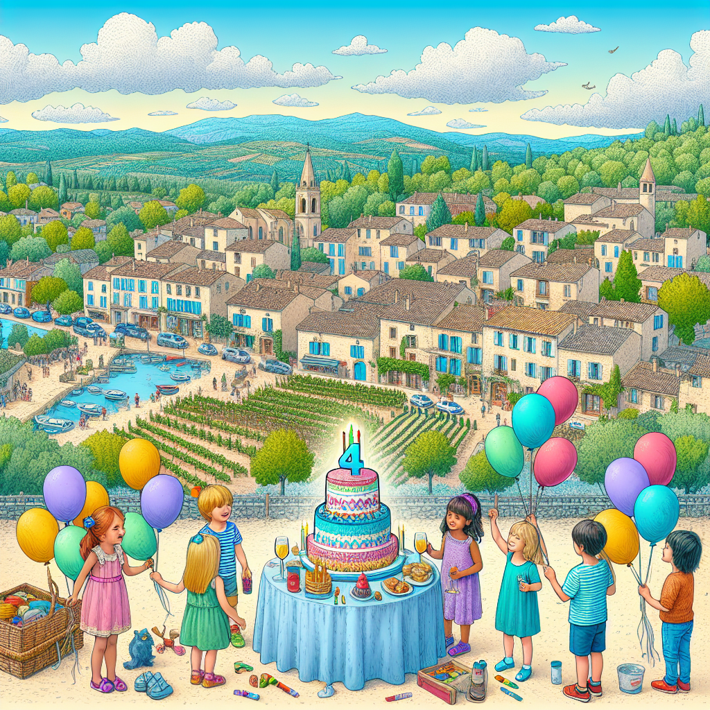 Anniversaire 4 ans à Roquefort-la-Bédoule