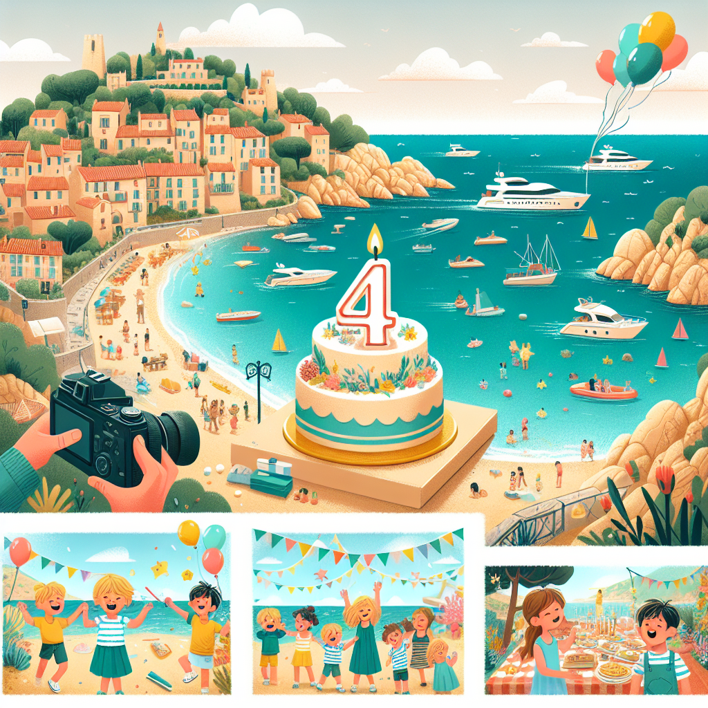 Anniversaire 4 ans à Saint-Cyr-sur-Mer