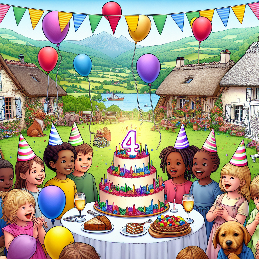 Anniversaire 4 ans aux Eoures