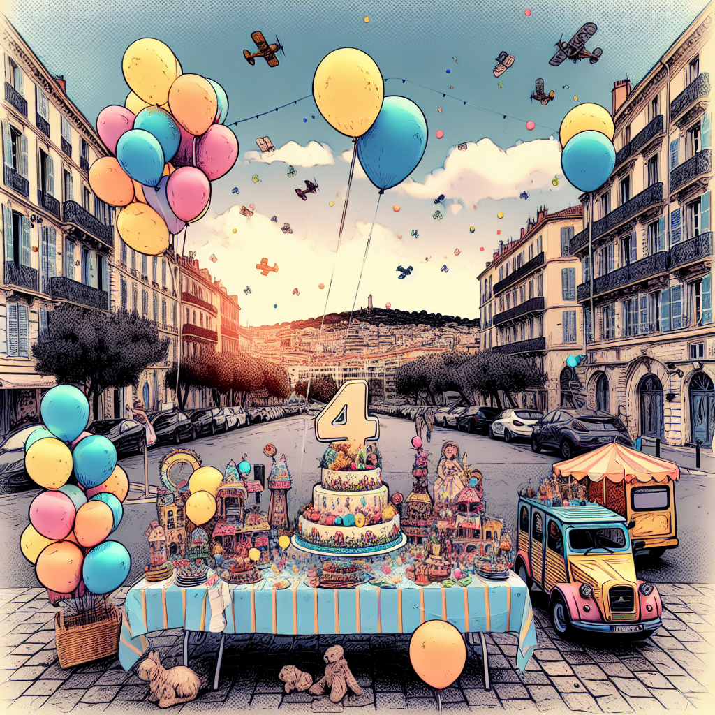 Anniversaire 4 ans aux Marseille Cinq-Avenues