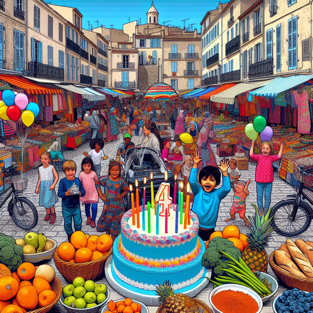 Anniversaire 4 ans aux Marseille Noailles