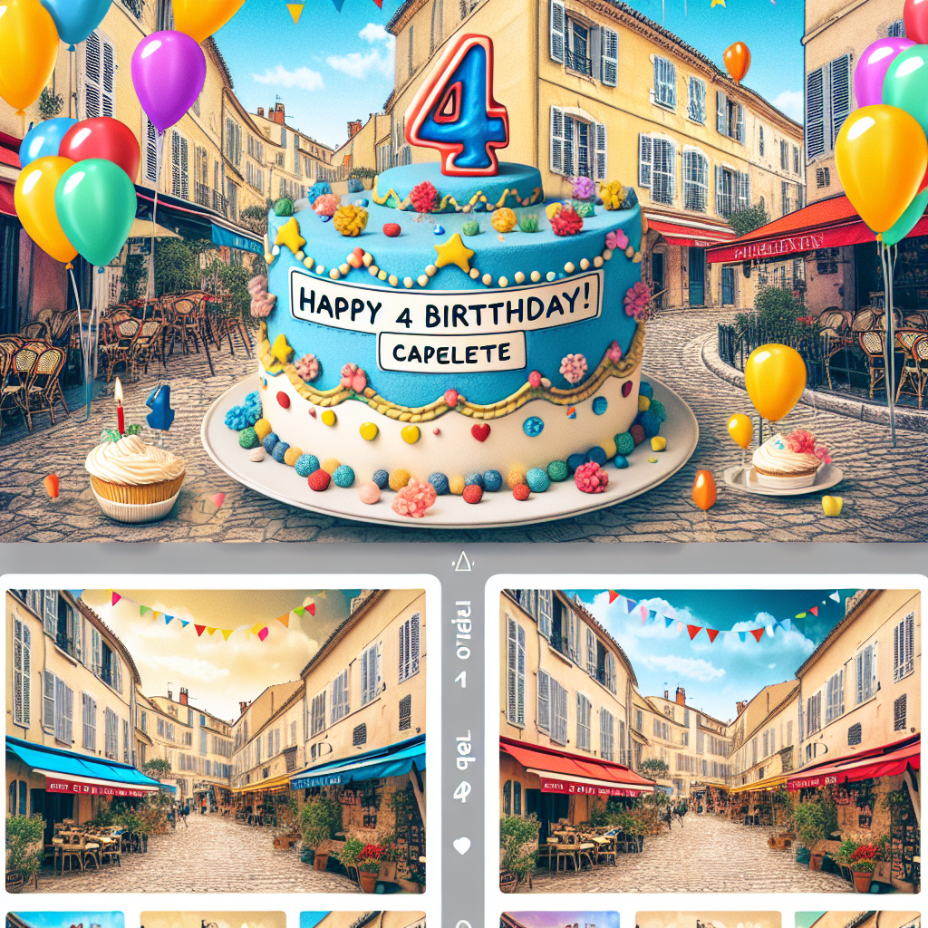 Anniversaire 4 ans à Marseille Capelette