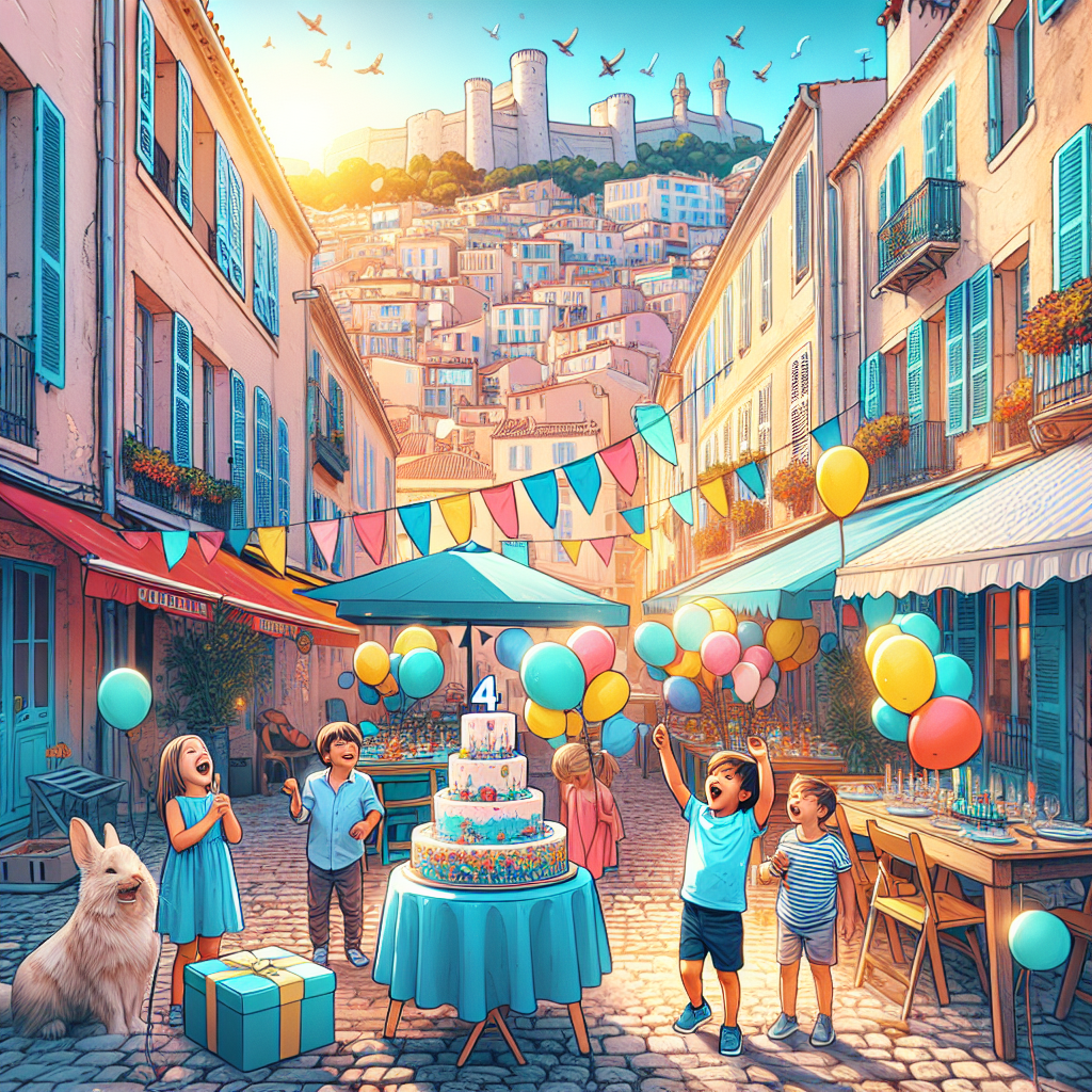 Anniversaire 4 ans à Marseille Millière