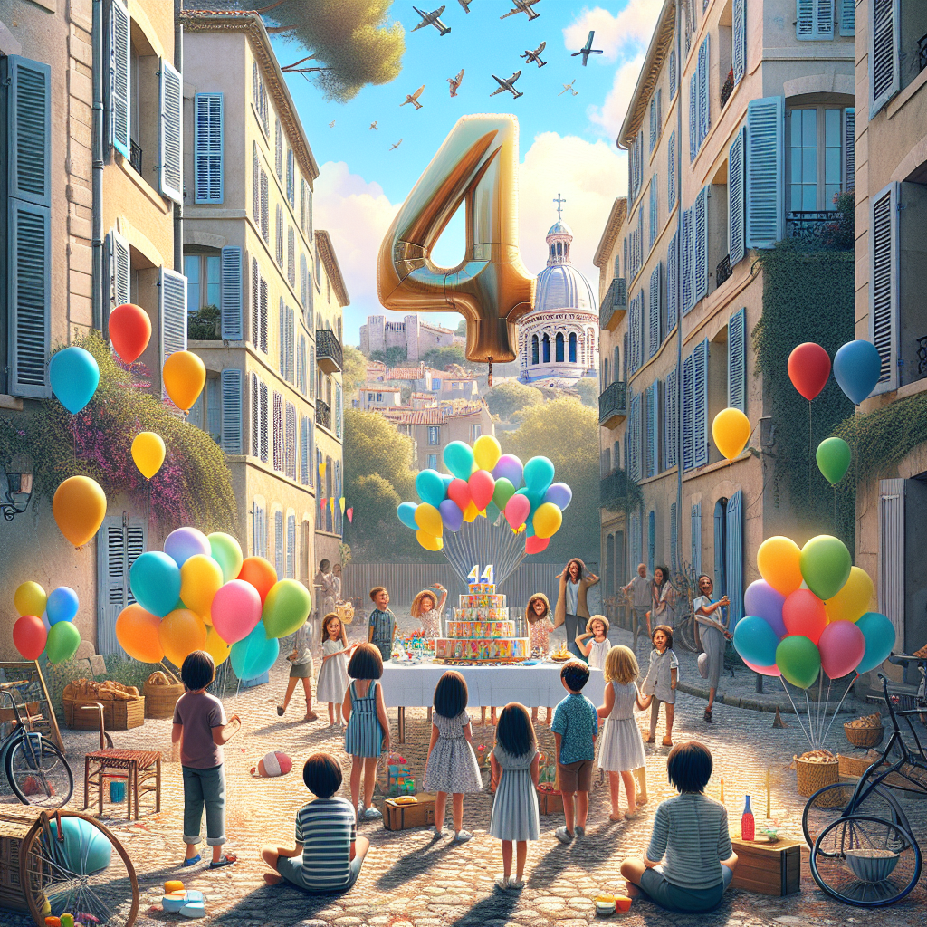 Anniversaire 4 ans à Marseille Montolivet