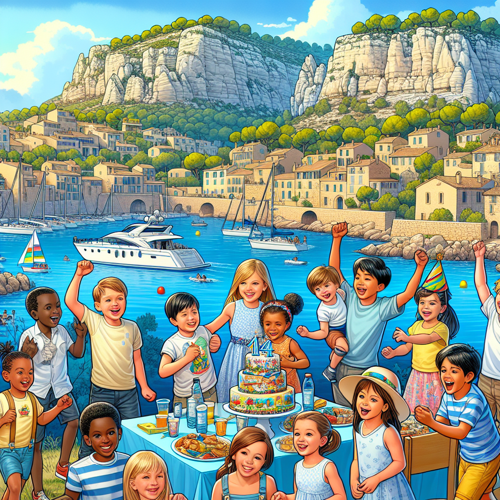 Anniversaire 4 ans à Marseille Morgiou