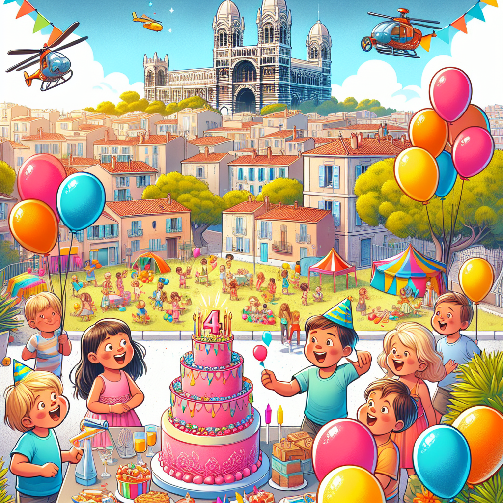Anniversaire 4 ans à Marseille Redon