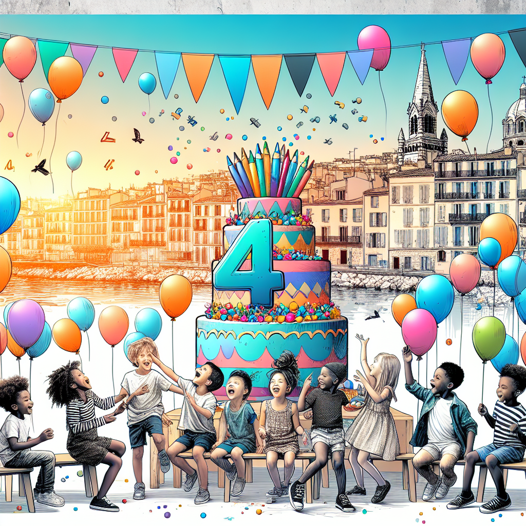 Anniversaire 4 ans à Marseille Saint-Anne