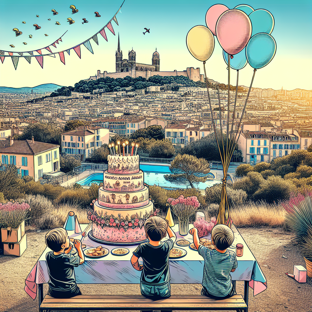 Anniversaire 4 ans à Marseille Saint-Marcel