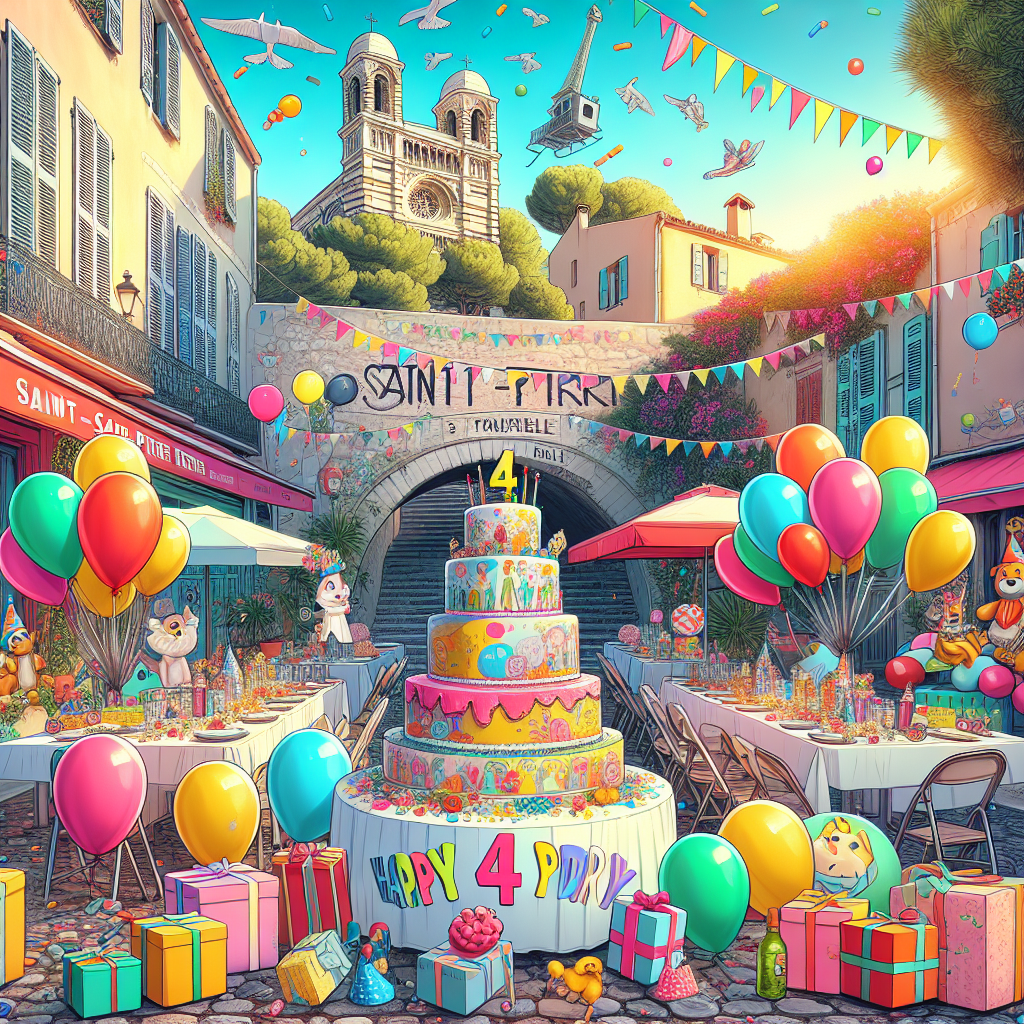 Anniversaire 4 ans à Marseille Saint-Pierre