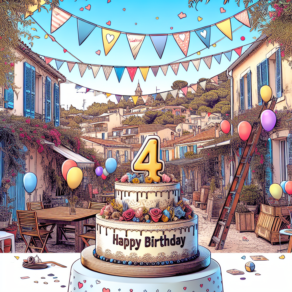 Anniversaire 4 ans à Marseille Valentine