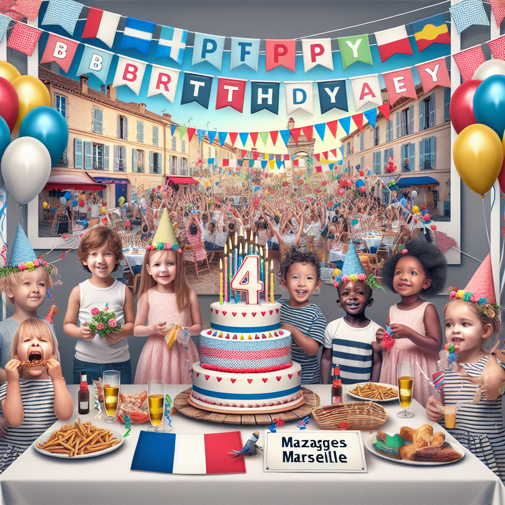 Anniversaire 4 ans aux Marseille Mazargues