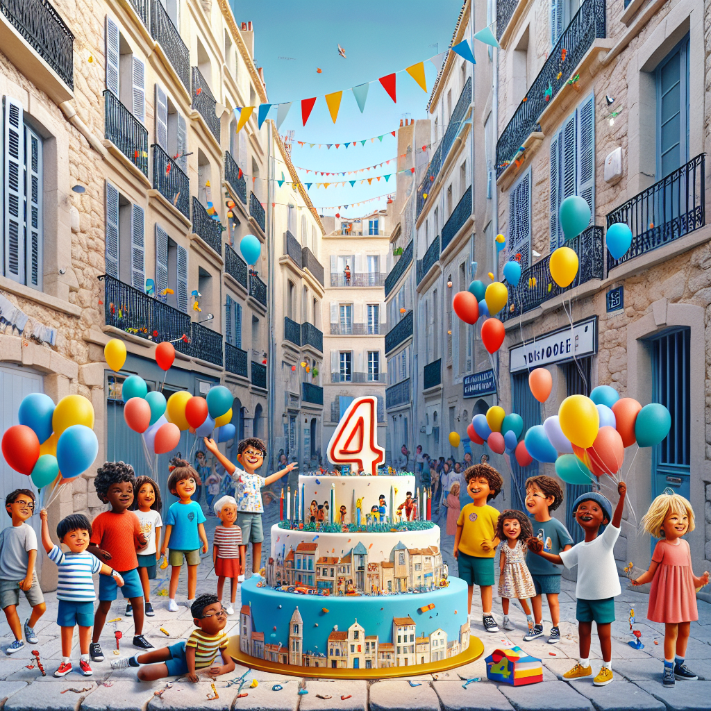 Anniversaire 4 ans à Marseille 3e arrondissement
