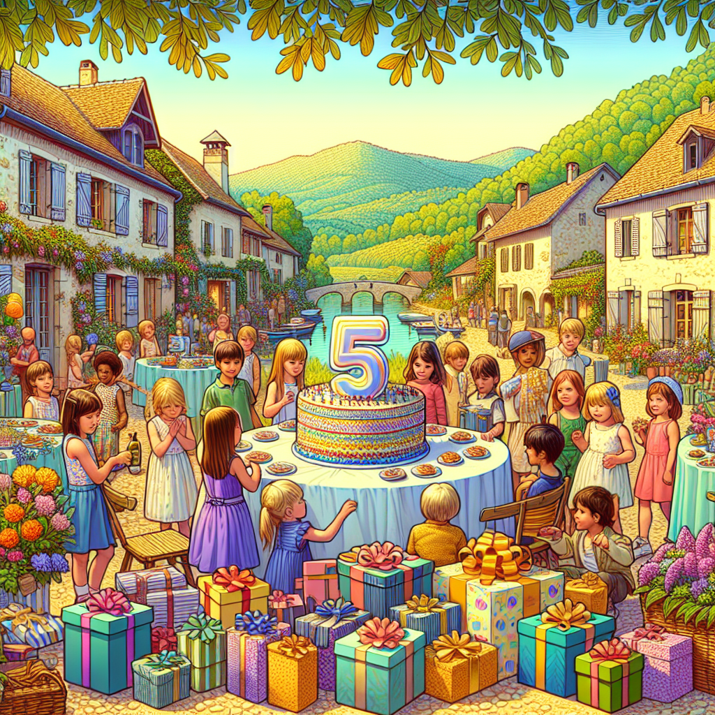 Anniversaire 5 ans à Cadolive