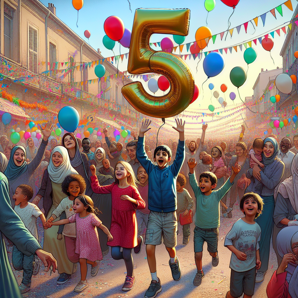 Anniversaire 5 ans à Marseille Arenc