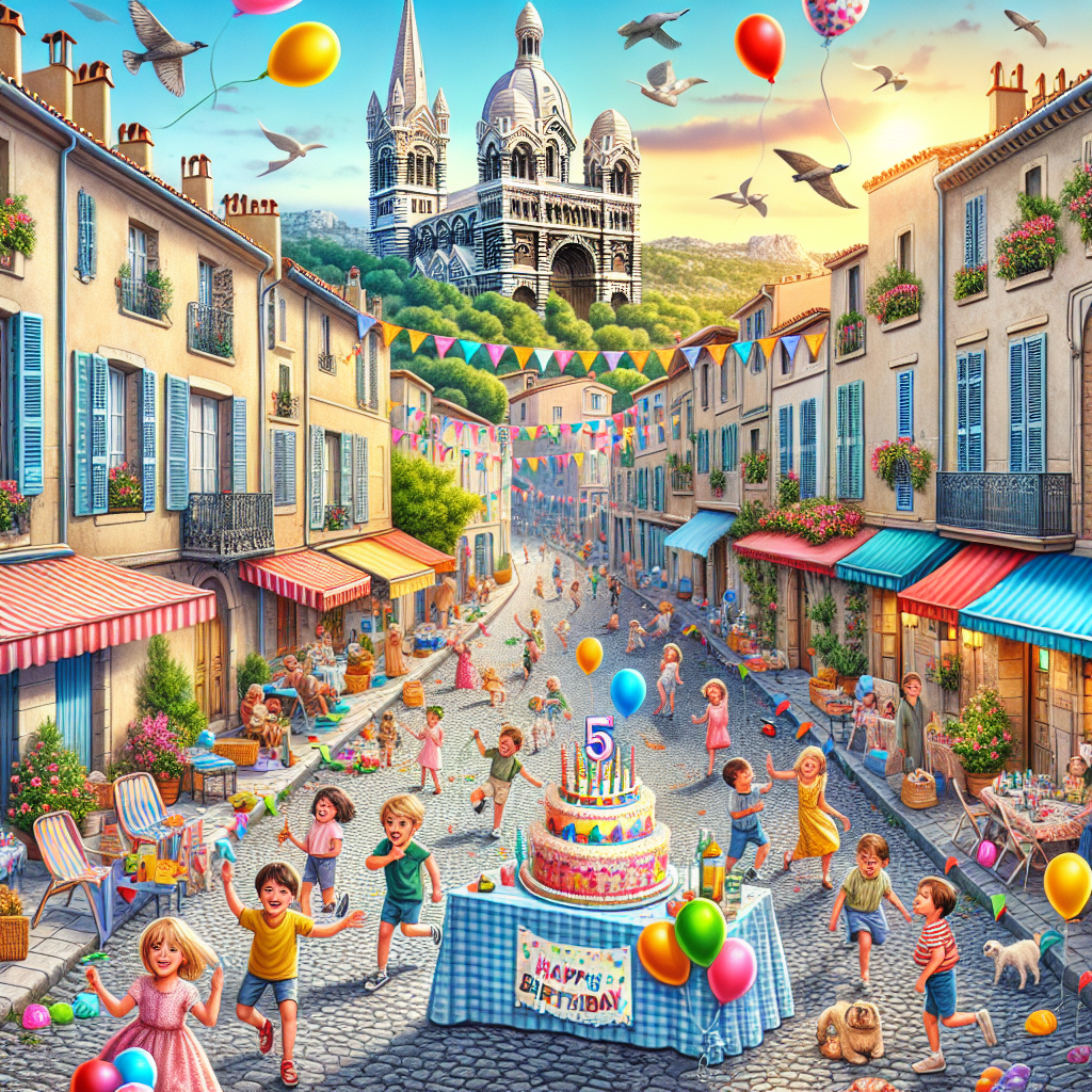 Anniversaire 5 ans à Marseille Blancarde