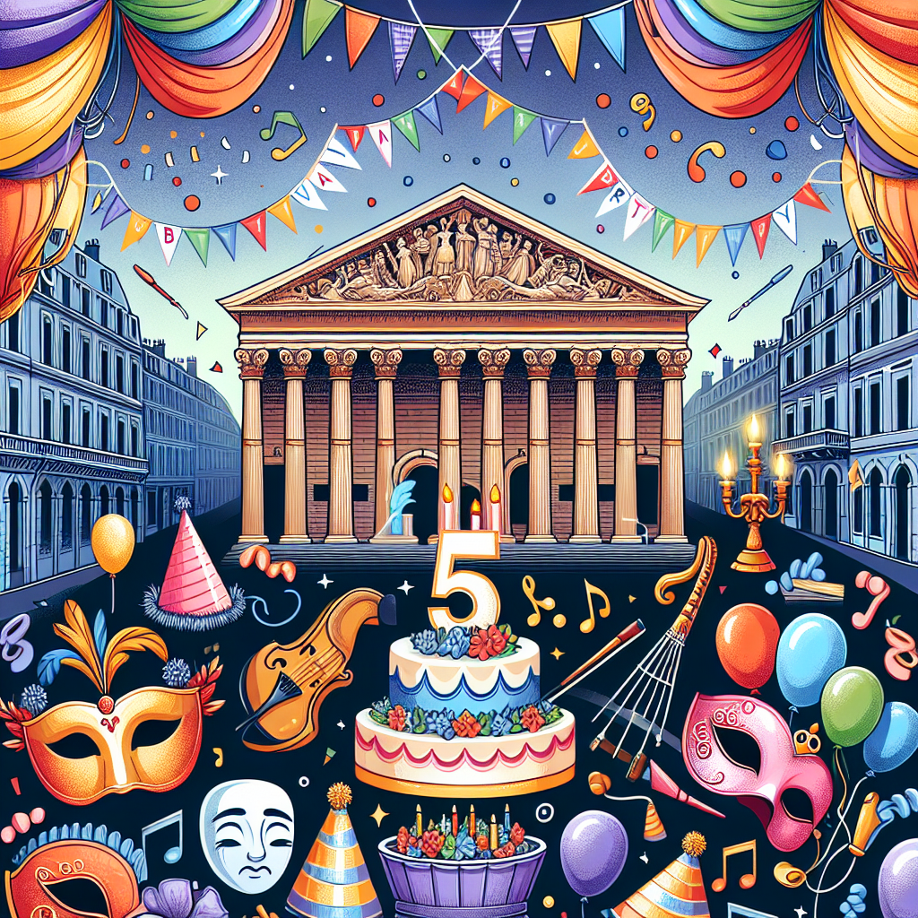 Anniversaire 5 ans à Marseille Opéra