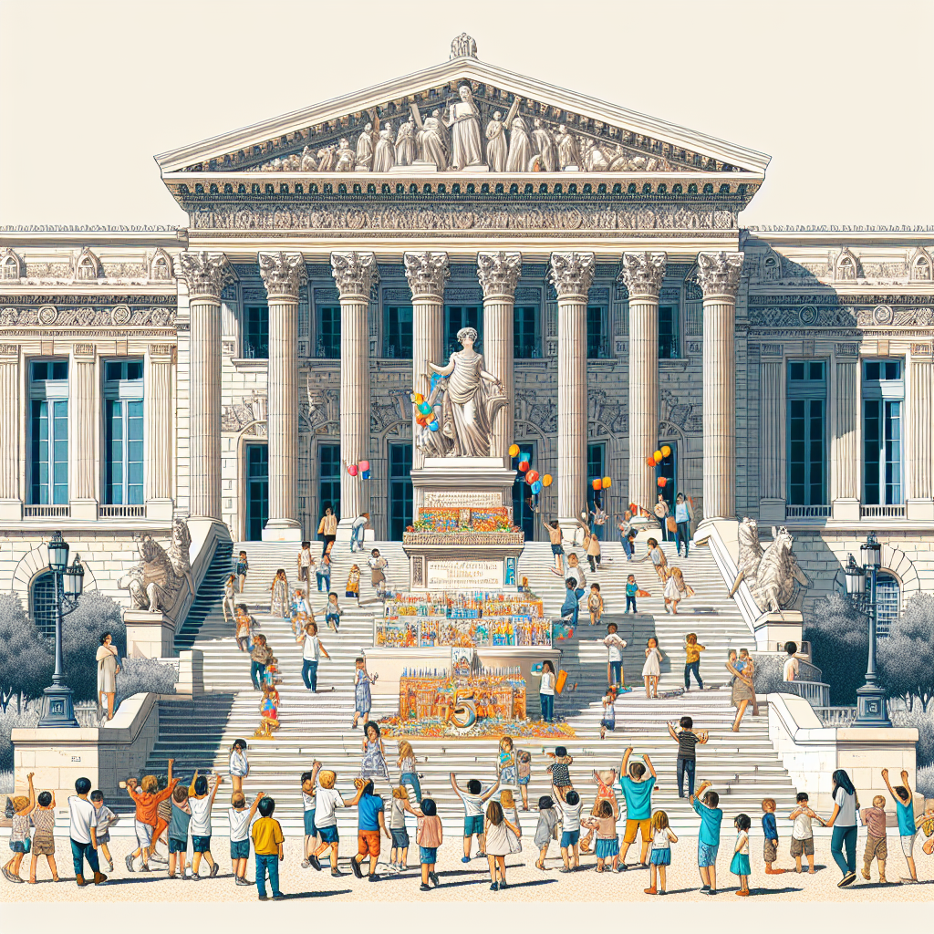 Anniversaire 5 ans à Marseille Palais-de-Justice