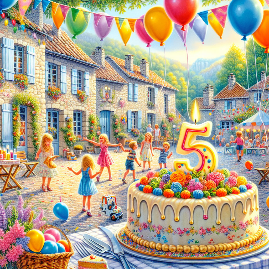 Anniversaire 5 ans à Mimet