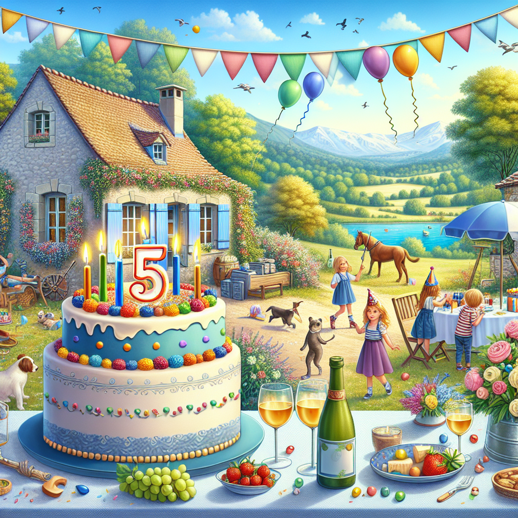 Anniversaire 5 ans aux Gémenos
